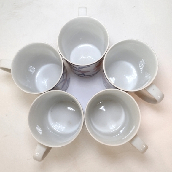 FITS AND FLOYD Variations vintage 70s. Set of 5. Mug's - Picture 4 of 10